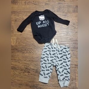GAP Babyx Junk Food Batman 2 Piece Outfit